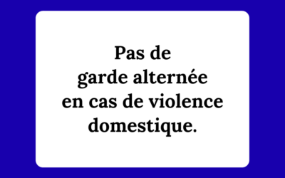 Signature de l&rsquo;argumentaire sur la garde alternée